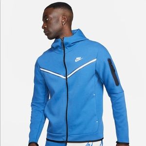 Dark marina blue nike tech fleece